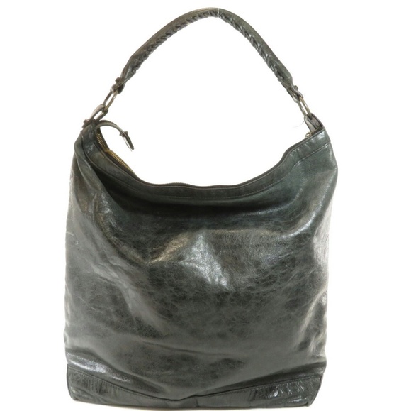 Balenciaga Anthracite Lambskin Day Bag - Picture 4 of 7